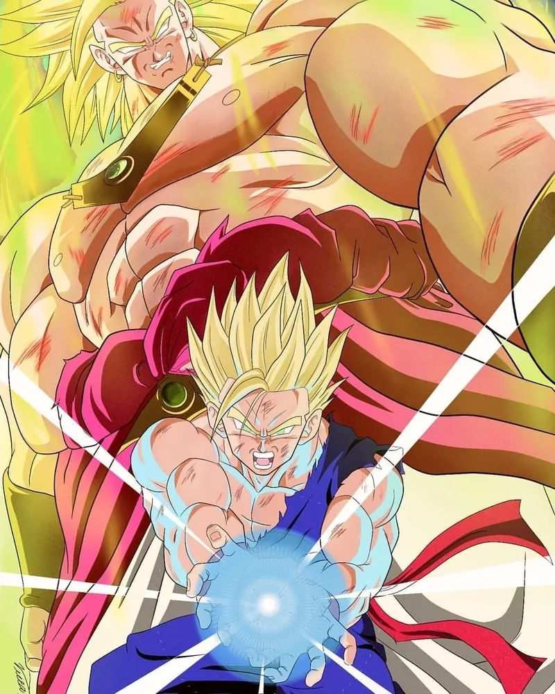 Trận chiến hấp dẫn trong Goku Broly Movie