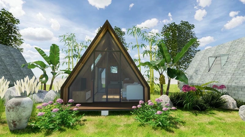 Sở hữu mẫu nhà lắp ghép bungalow nhanh chóng