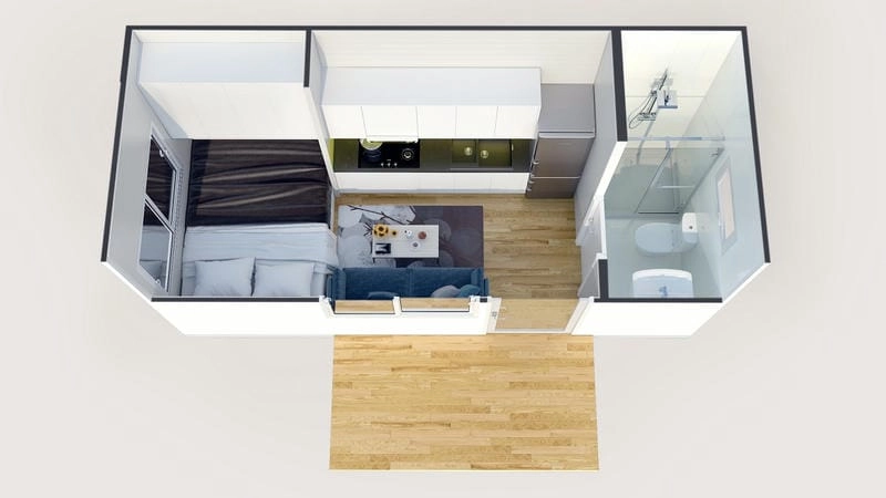 những mẫu nhà container đẹp lựa chọn ấn tượng cho bạn