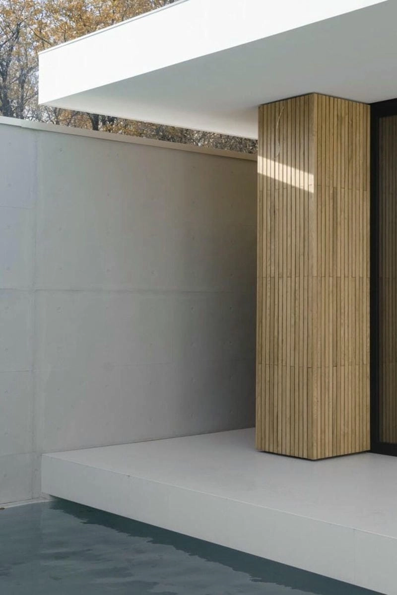 mẫu trụ cột nhà đẹp làm điểm tựa cho mặt tiền nổi bật