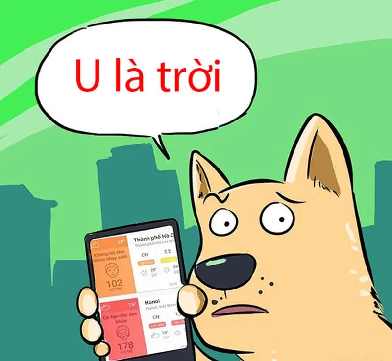 Tổng hợp meme u là trời khiến mọi người bật cười không ngừng