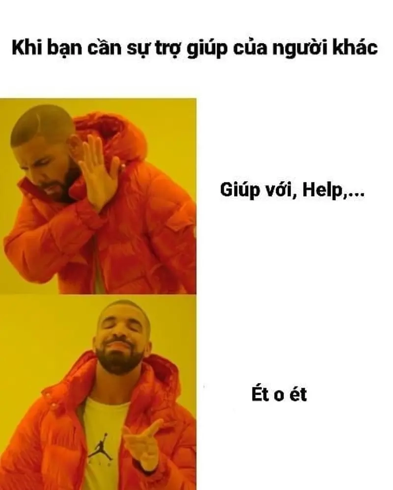 Khi hết cách thì gọi ngay meme ét o ét (SOS) cứu nguy