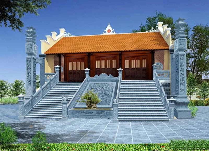 mẫu nhà thờ kết họp nơi ở tiết kiệm không gian tối ưu