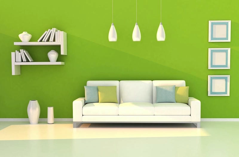 tuổi kỷ tỵ 1989 sơn nhà màu gì phối hợp mẫu sơn nhà màu xanh