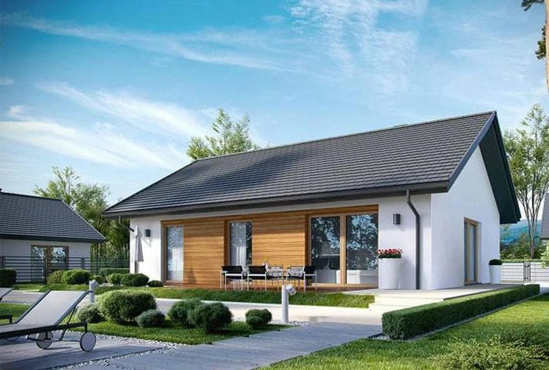 mẫu nhà cấp 4 mái ngói ở nông thôn mang nét đẹp truyền thống Việt