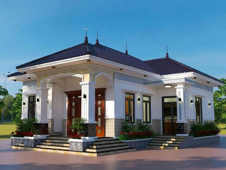 Khám phá mẫu nhà cấp 4 hình chữ l đẹp