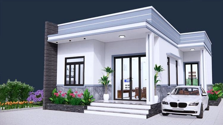 Khám phá ngay mẫu nhà cấp 4 hình chữ l