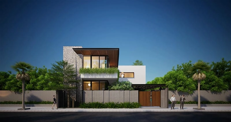 mẫu nhà biệt thự giá rẻ lựa chọn thông minh tiết kiệm