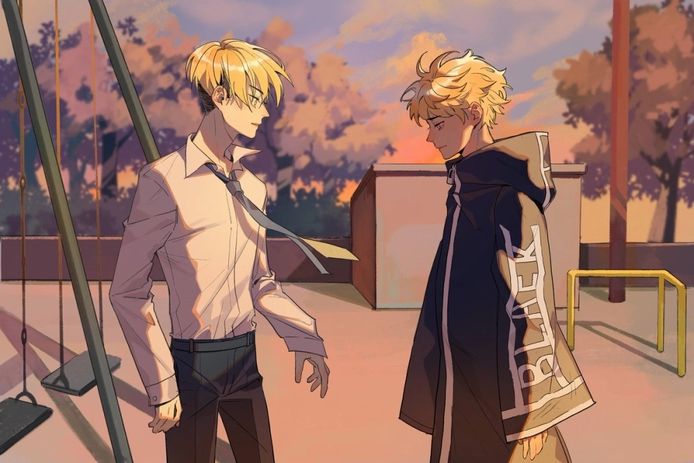 Chifuyu x Takemichi fanart nổi bật với nét vẽ tình cảm