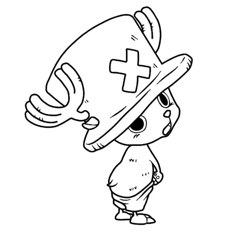 Hướng dẫn vẽ Chopper đơn giản bằng vài nét bút cực dễ thương
