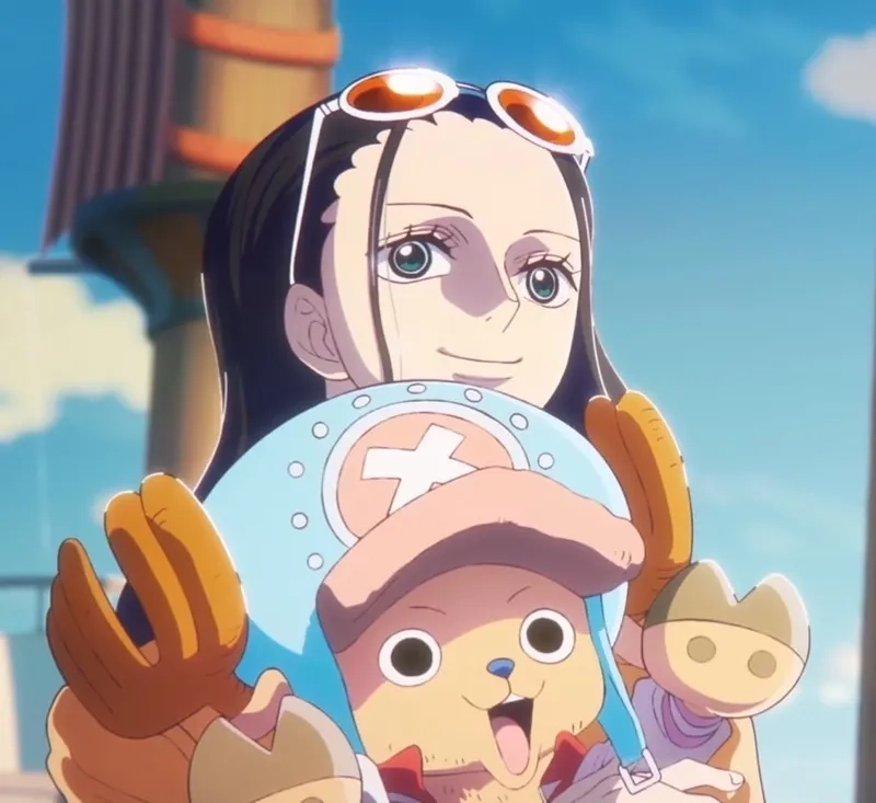 Tình cảm Robin and Chopper như chị gái và em trai trong băng Mũ Rơm