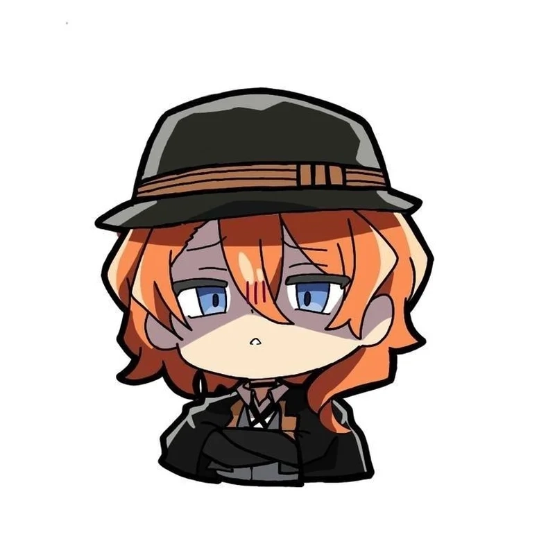 Bsd Chuuya chibi xuất hiện nhiều trong sticker và fanart