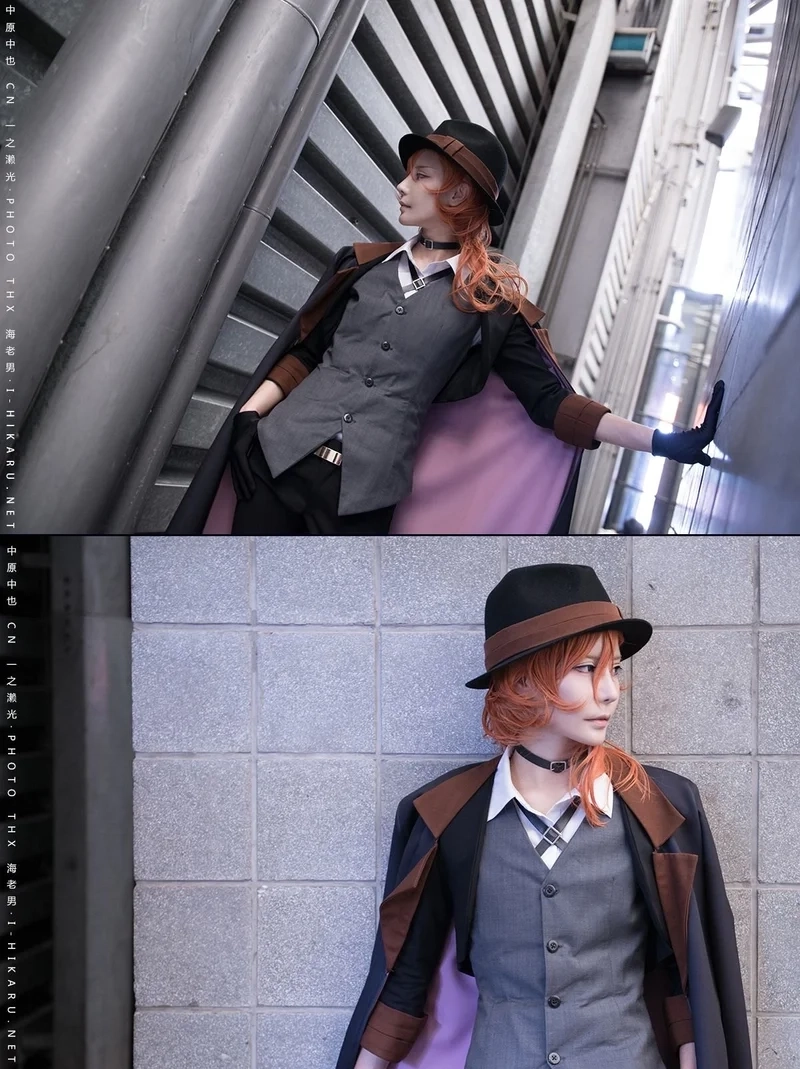 Cosplay Chuuya được thực hiện bởi nhiều cosplayer đình đám