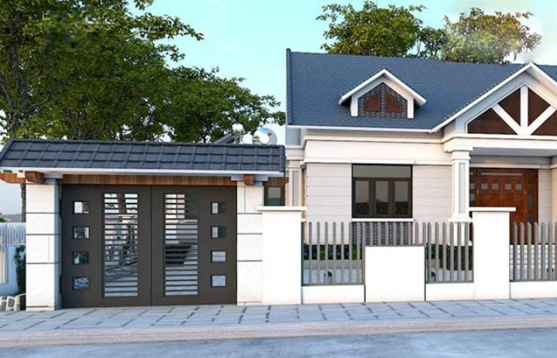 Tham khảo những mẫu cổng nhà vườn đẹp tự nhiên gần gũi