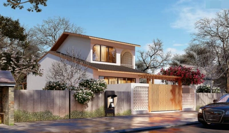 Tham khảo mẫu cổng nhà đẹp 2021 thiết kế mới lạ