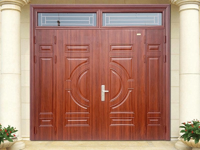 mẫu cửa gỗ 4 cánh đẹp 2020 cho nhà ống ý tưởng độc đáo tiện lợi