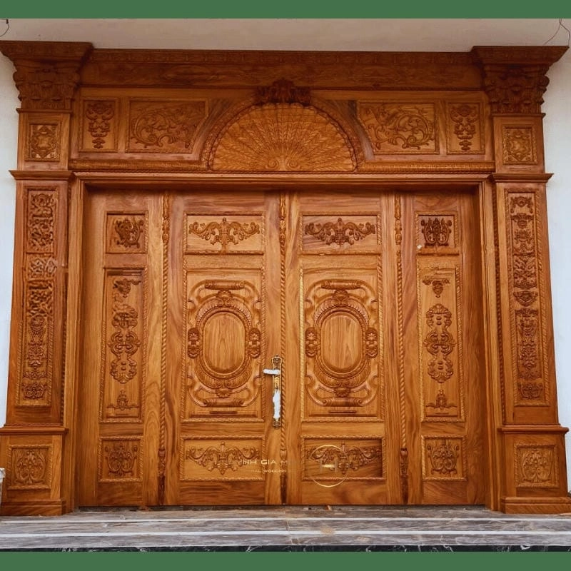 mẫu cửa gỗ nhà ở thiết kế phù hợp mọi phong cách