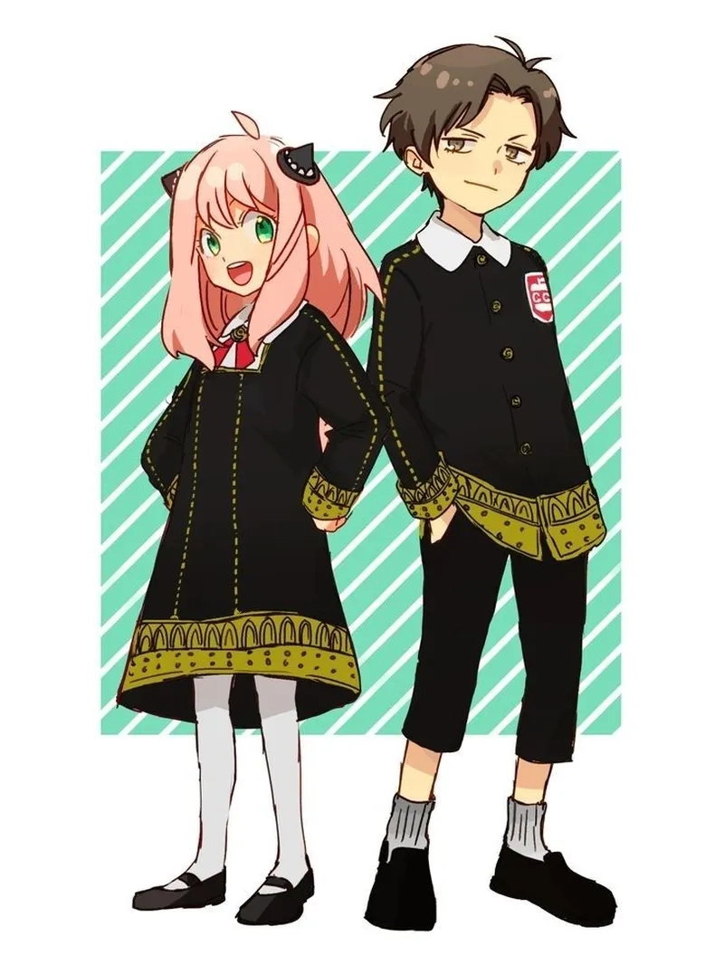 Comic Anya x Damian thể hiện sự hồn nhiên đầy tình cảm giữa hai người