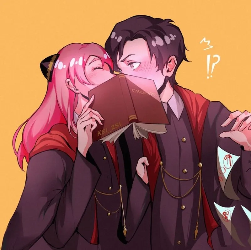 Damian x Anya fanart thể hiện khoảnh khắc tình cảm dễ thương