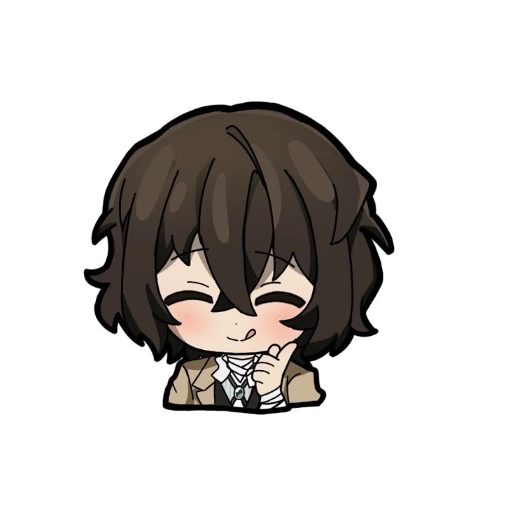Anime Dazai chibi mang phong cách dễ thương và sinh động