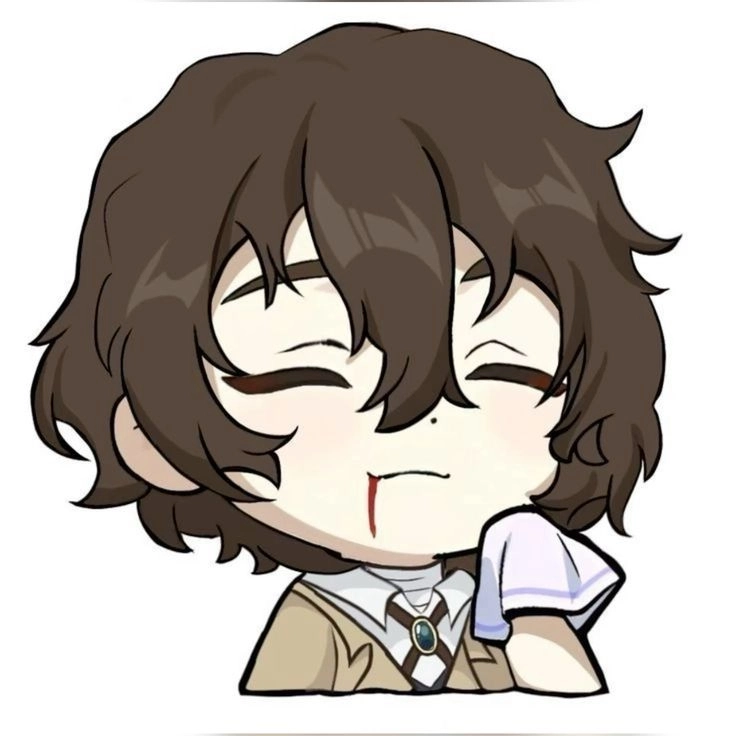 Dazai Osamu chibi giữ nguyên vẻ ngầu trong phiên bản mini