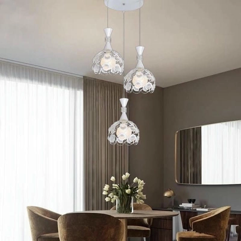 Chọn lựa tinh gọn với đèn trần phòng khách đơn giản