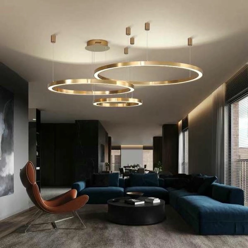 Mẫu đèn cho phòng khách được ưa chuộng