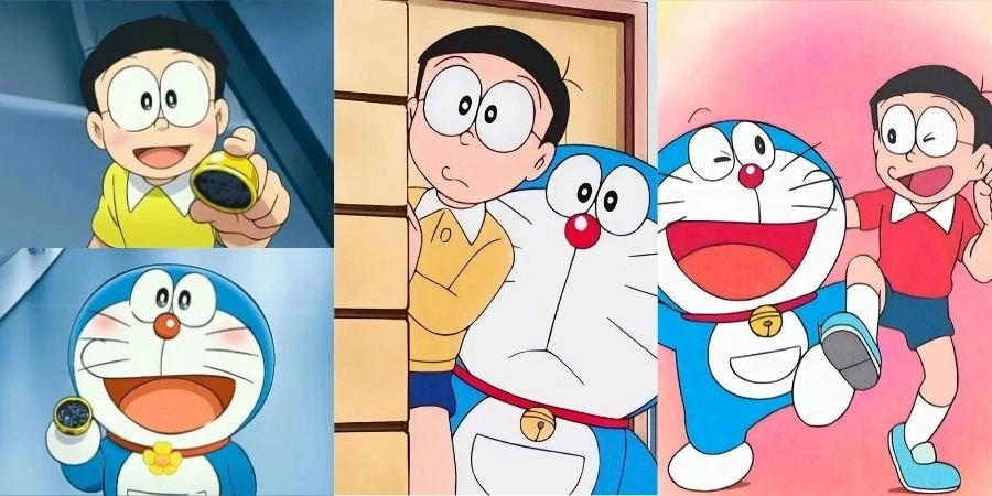 Doraemon và Nobita trong những khoảnh khắc thân thiết