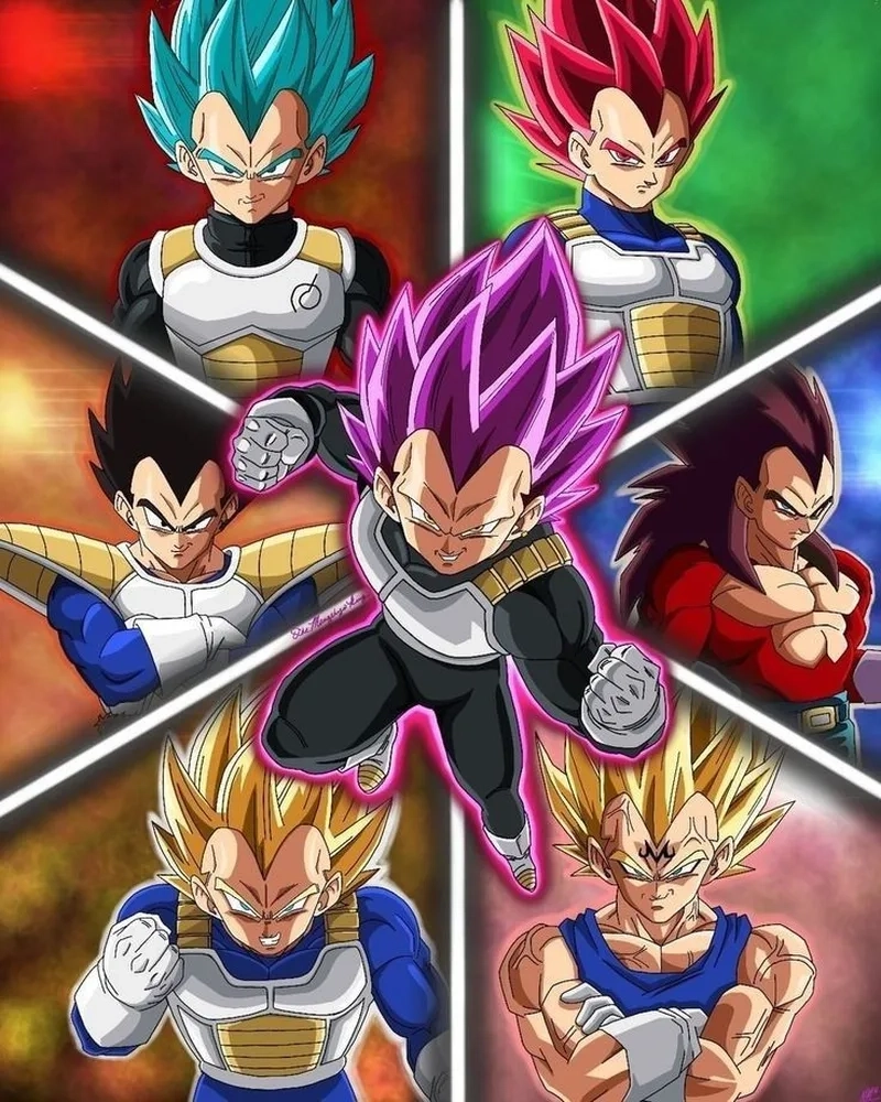 Bản fanmade Black Vegeta với tạo hình độc đáo