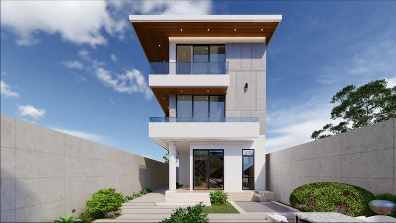 Chiêm ngưỡng mẫu nhà phố đẹp 3 tầng hiện đại