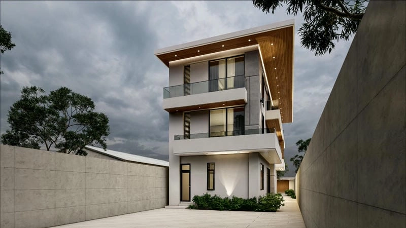 Tham khảo mẫu nhà phố 3 tầng đẹp sang trọng
