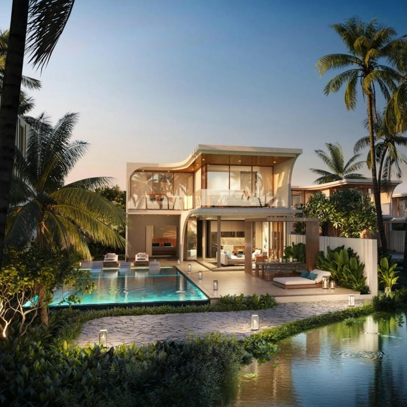 Top mẫu hot của mẫu nhà villa 2 tầng đẹp