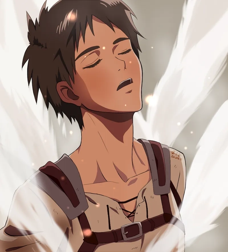 Chibi eren đáng yêu nhưng vẫn giữ nét đặc trưng
