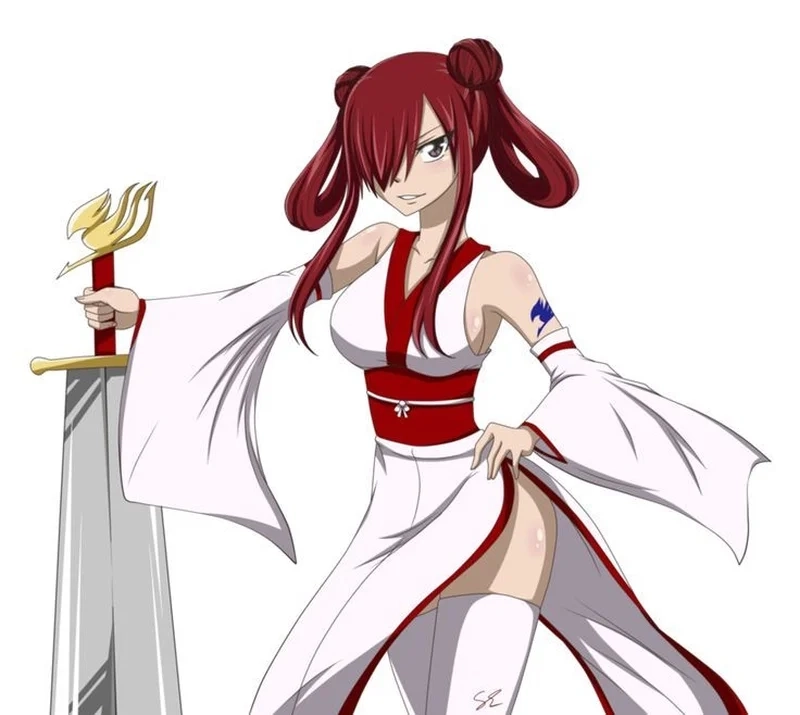 Đôi mắt Erza Scarlet eye sắc sảo đầy cuốn hút