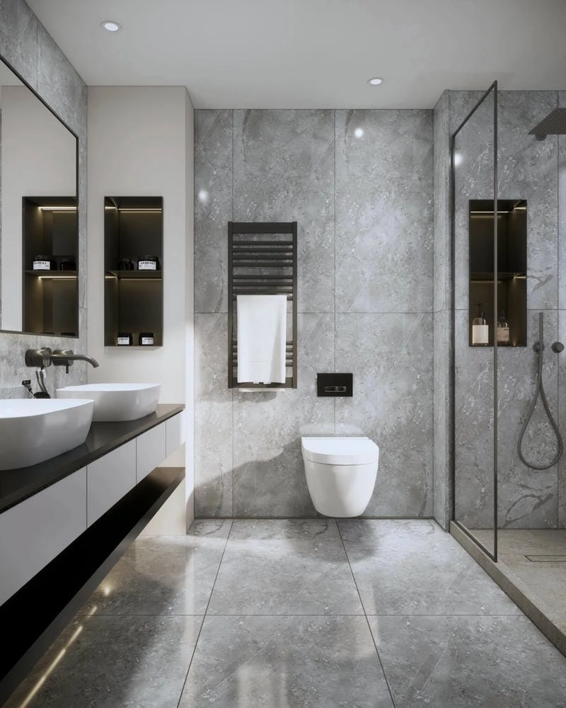 mẫu gạch lát nền nhà tắm 30x30 phù hợp không gian nhỏ