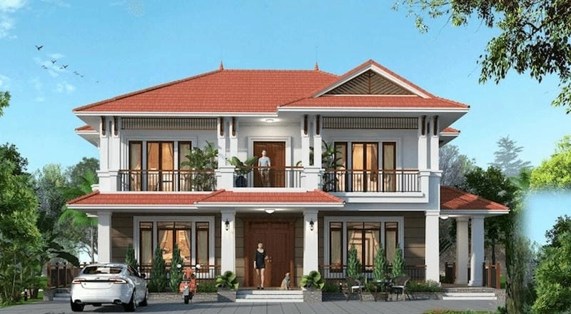 Mê mẩn với mẫu nhà ngang 7m 2 tầng thoáng sáng