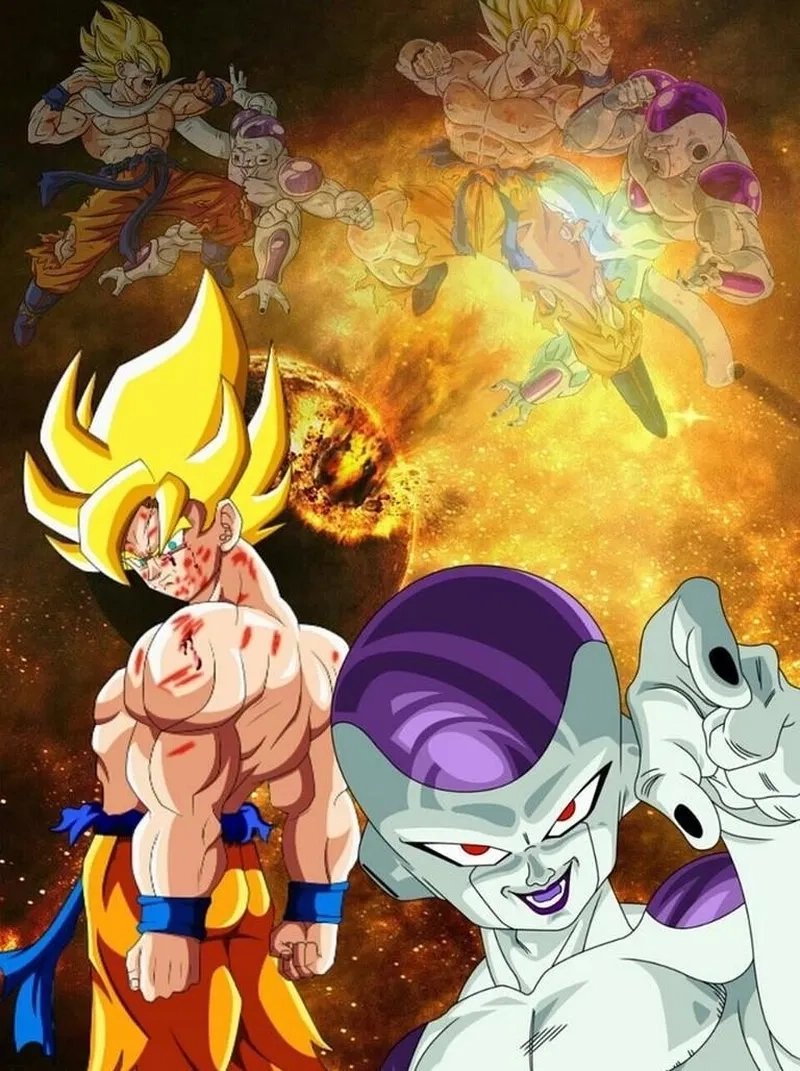 Cuộc đối đầu giữa Goku vs Golden Frieza kịch tính