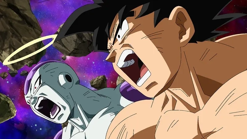 Khoảnh khắc gây cấn khi Goku đấu với Frieza