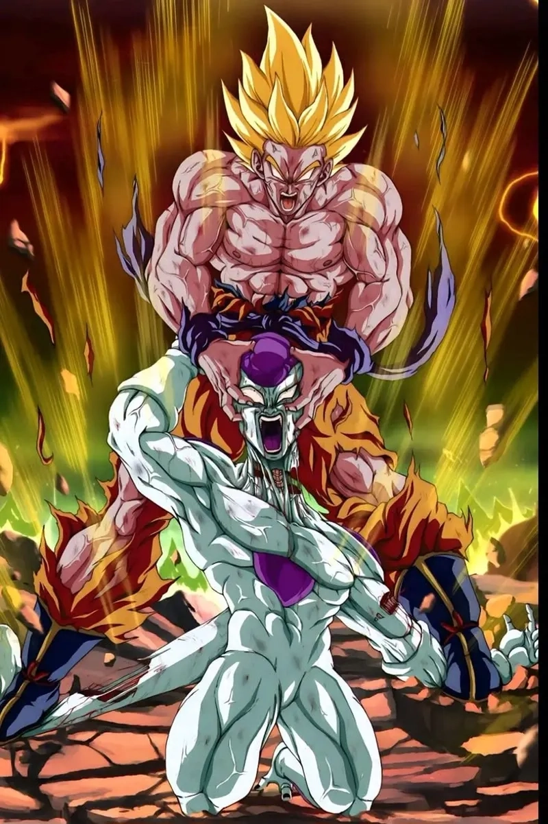 Khoảnh khắc không thể quên giữa Frieza Goku