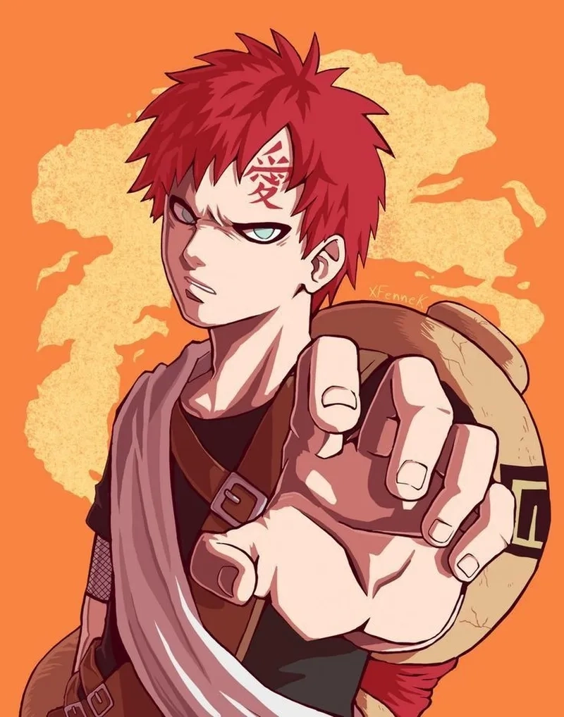 Hình ảnh gaara son độc đáo tạo dấu ấn mạnh mẽ
