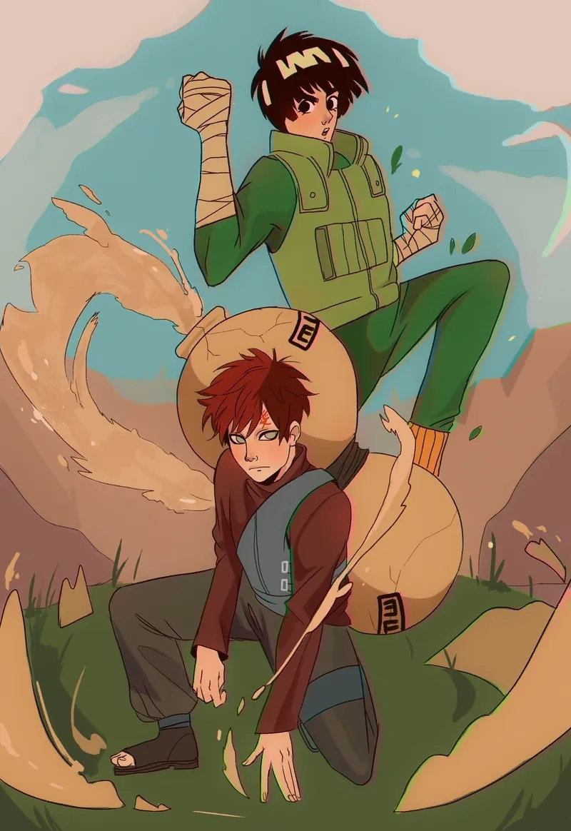 Gaara rock lee là đối thủ định mệnh gắn liền ký ức fan