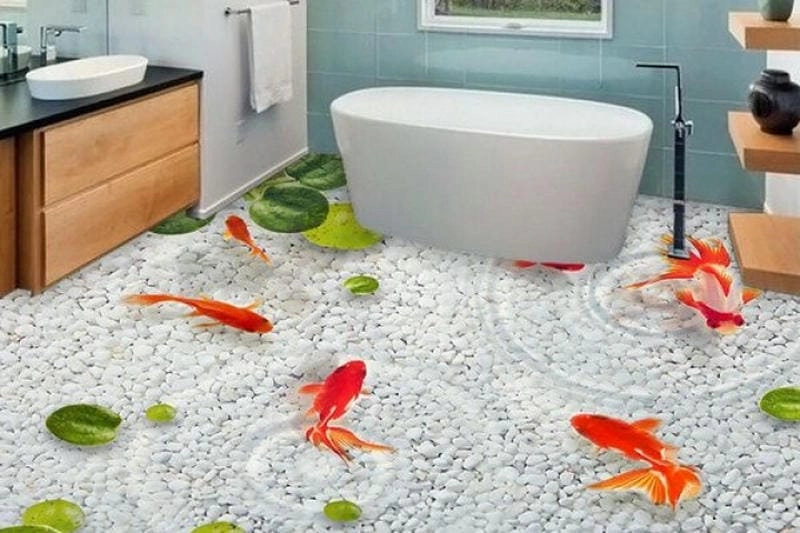 nên lát gạch nhà tắm màu gì giúp không gian rộng thoáng