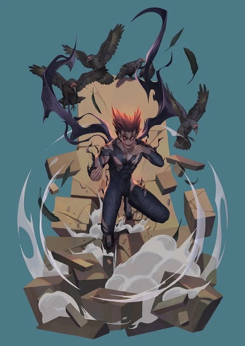 Khám phá sức mạnh khủng khiếp của Garou Vũ Trụ trong các phiên bản One Punch Man