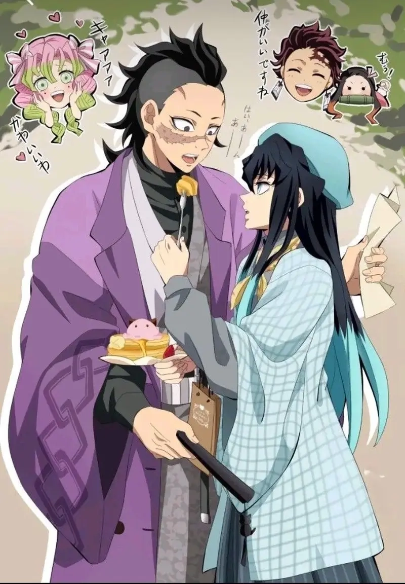 Genya x Muichiro là cặp đôi được nhiều fan yêu thích vì phối hợp tốt