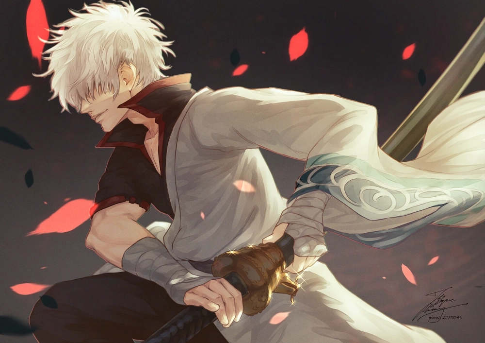 Gintoki sword nổi bật với thanh kiếm gỗ độc nhất vô nhị