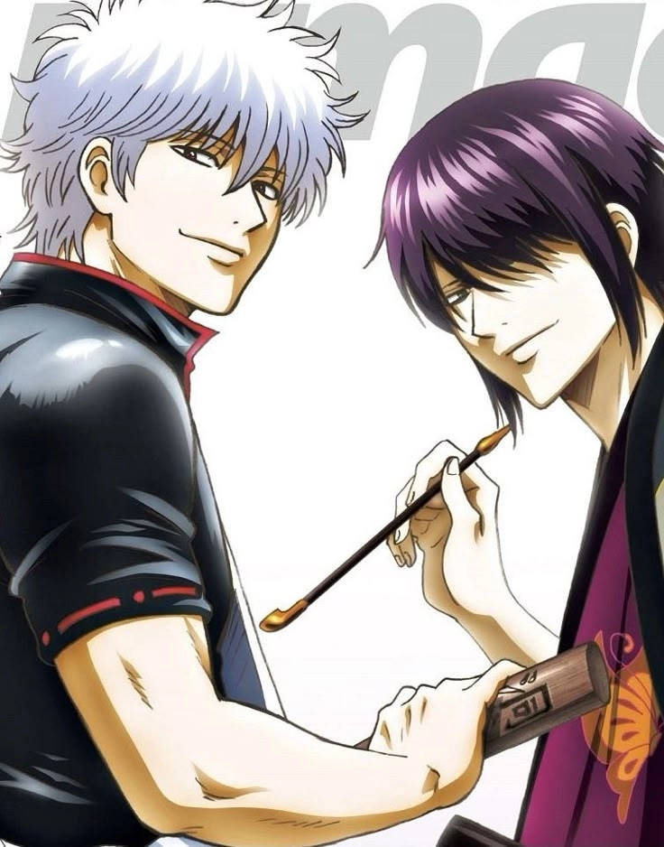 Gintoki x Tsukuyo fanart có nhiều phong cách từ ngầu đến dễ thương
