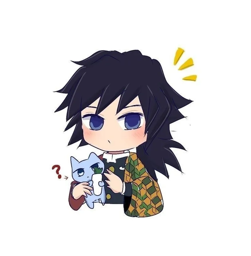 Ảnh Giyuu chibi là lựa chọn tuyệt vời cho hình nền điện thoại dễ thương và chất