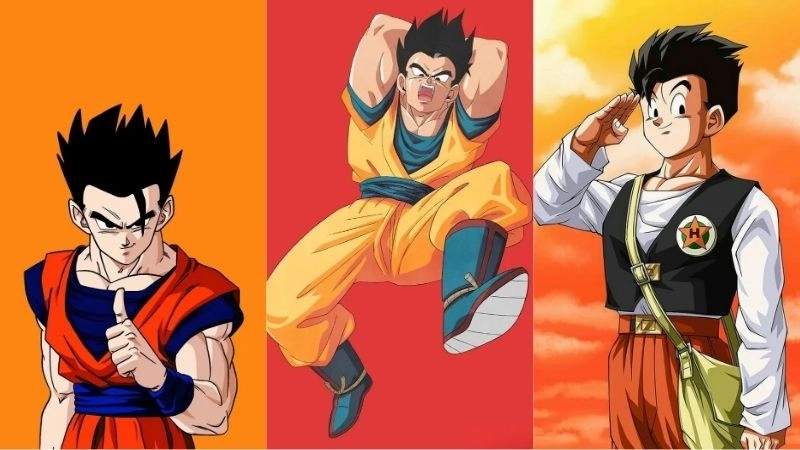 Bộ ảnh thể hiện rõ sự trưởng thành của Gohan theo thời gian