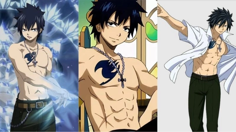Gray Fullbuster xuất hiện đầy mạnh mẽ trong nền tuyết trắng