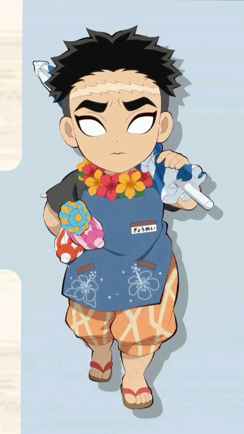 Gyomei chibi art là tác phẩm được vẽ tinh tế và sinh động